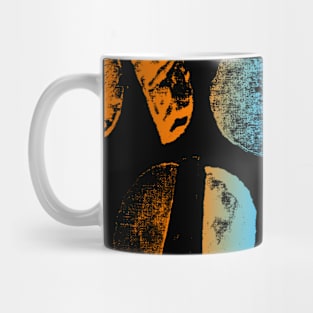 Vintage Multicolor Rock Pattern Art Mug